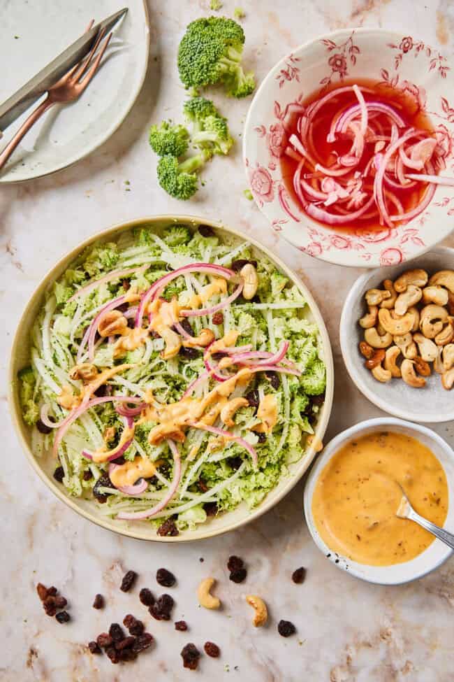 broccolisalade met koolrabi