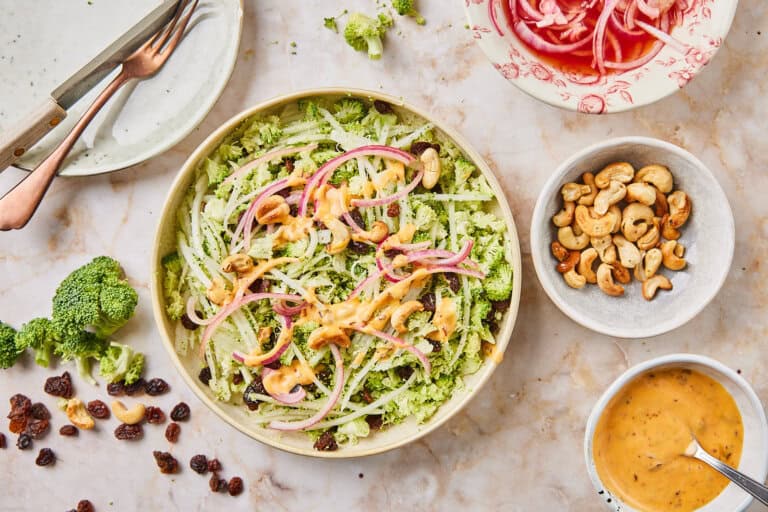 Broccolisalade met koolrabi