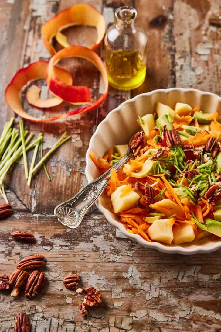 wortelsalade met appel