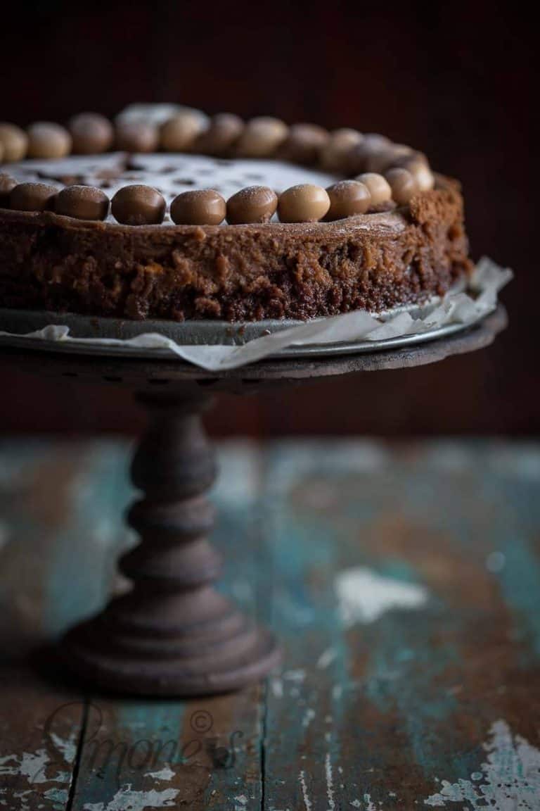 Cheesecake met mentos en caramel | simoneskitchen.nl