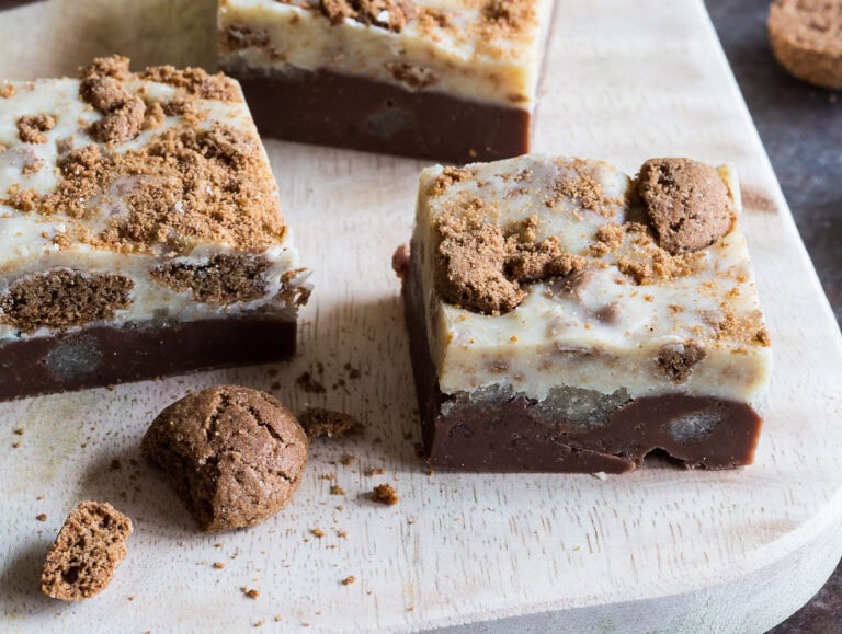 Pepernoten fudge voor sinterklaas