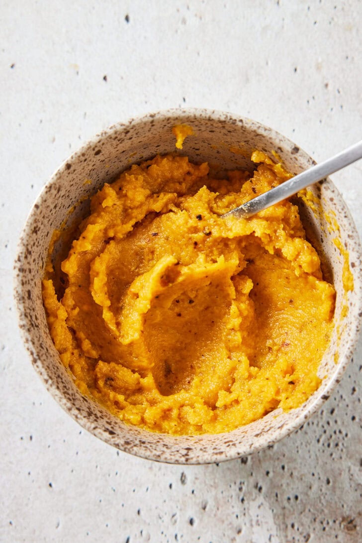 Pompoenpuree maken