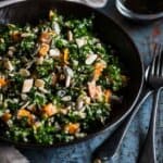 boerenkoolsalade met zoete aardappel