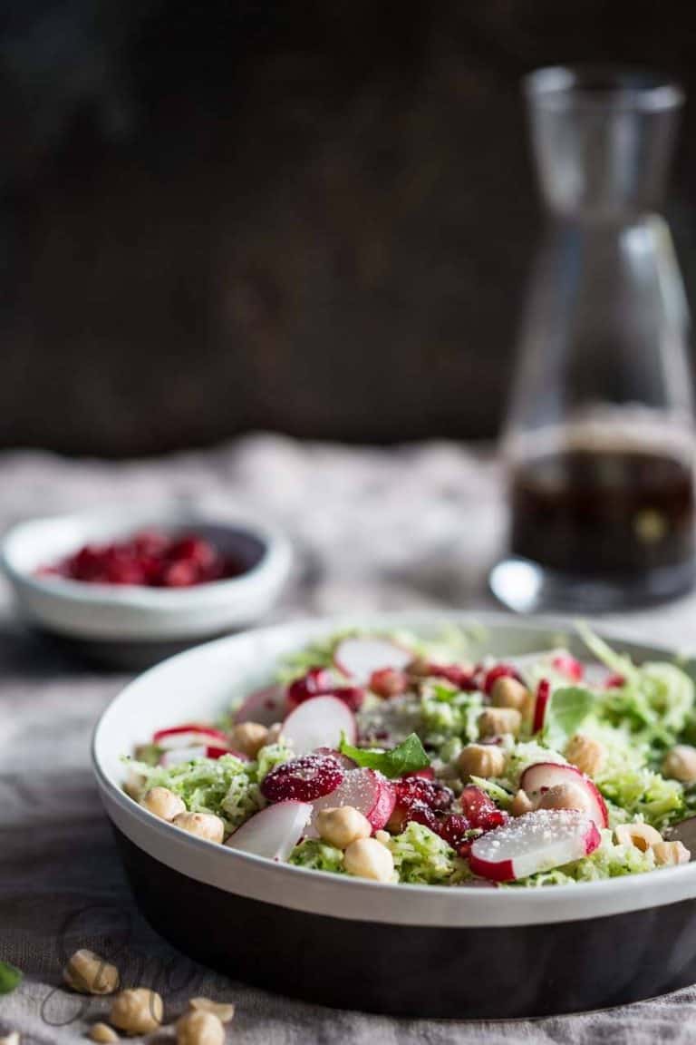 Groenteschotel met granaatappel en radijs | simoneskitchen.nl