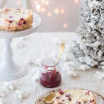 Glutenvrije cranberry cheesecake | simoneskitchen.nl