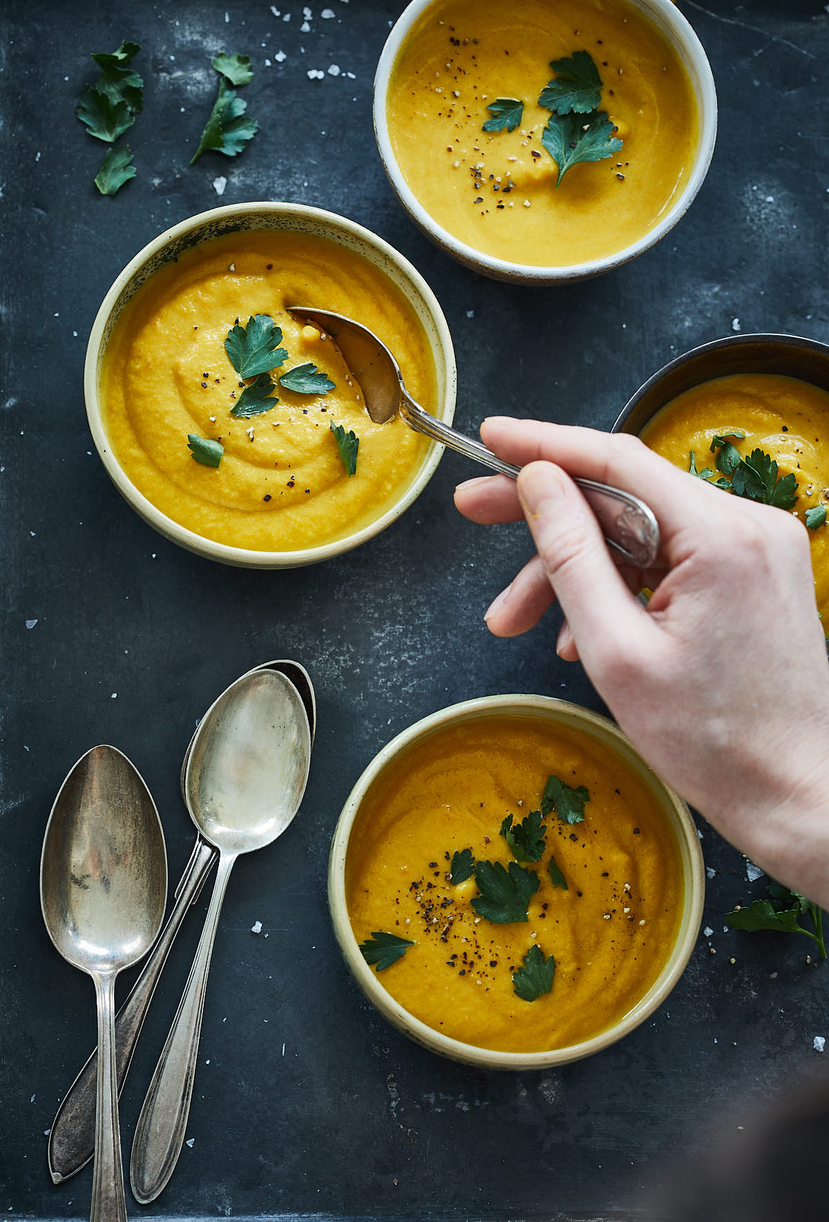 Pastinaaksoep met wortel