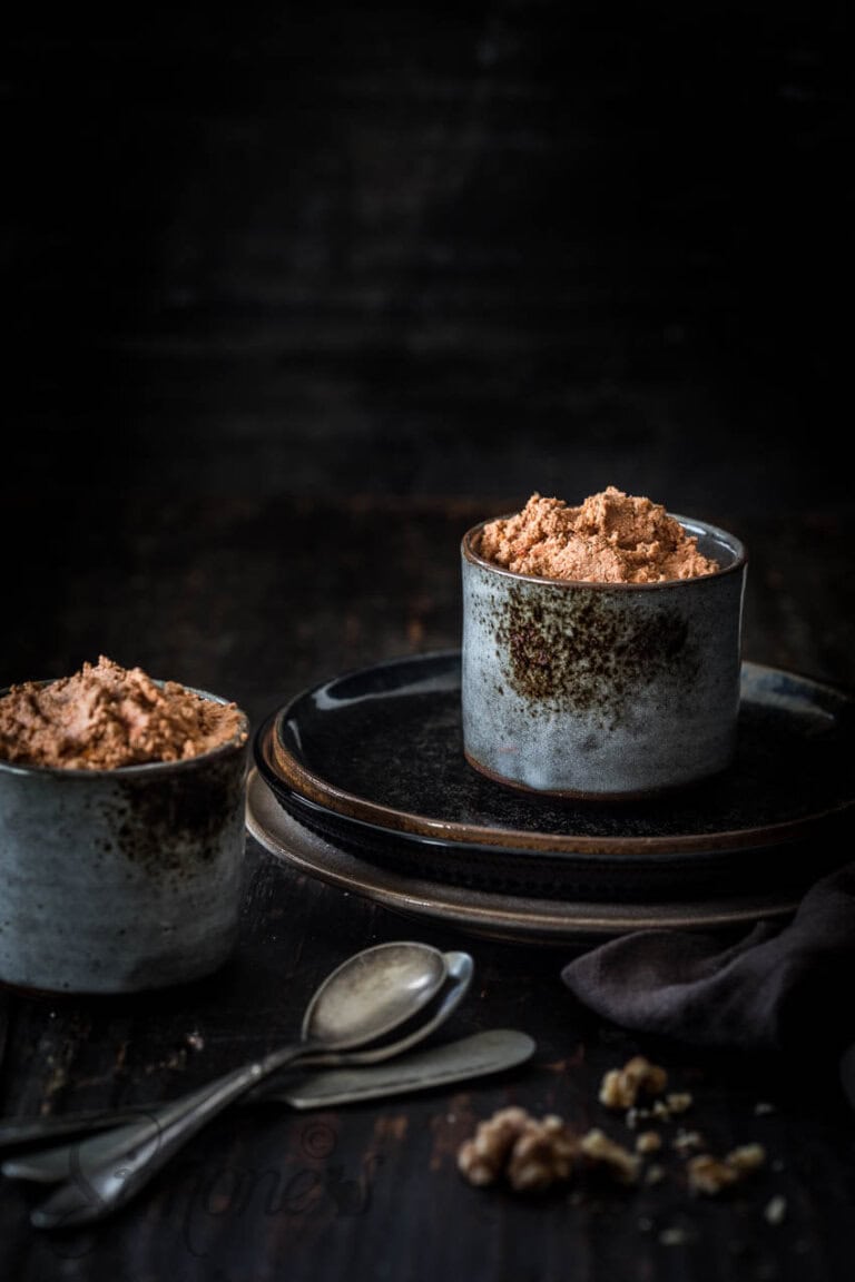 Vegetarische pate in een potje