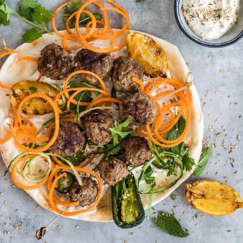 Kebab van lamsgehakt