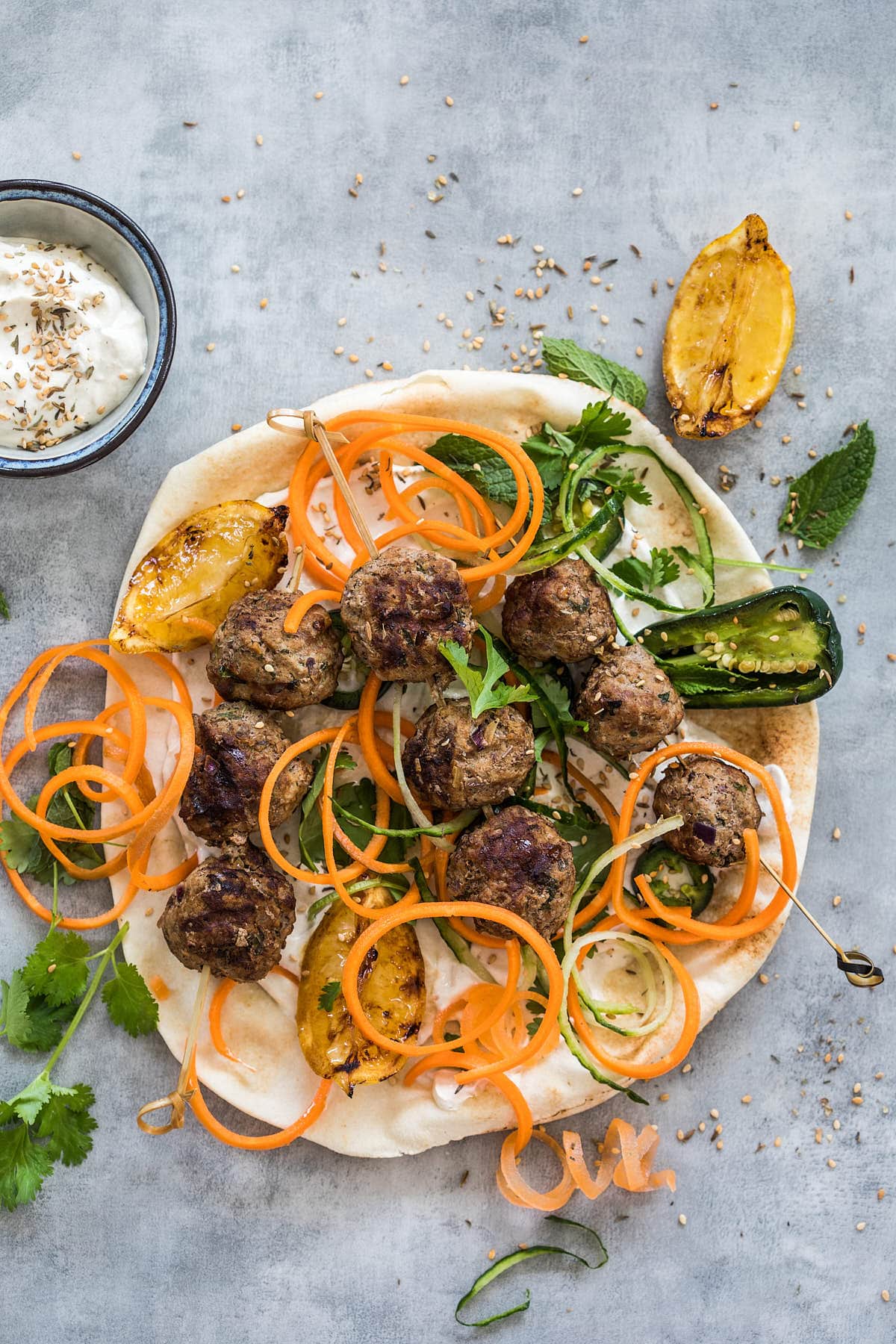 Kebab van lamsgehakt