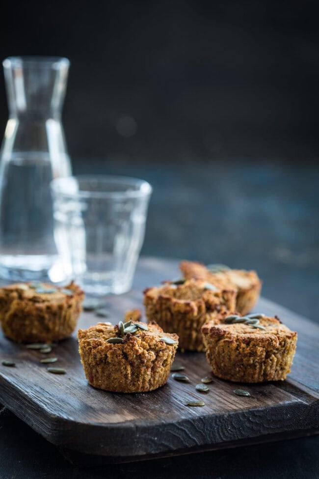 Vegan pompoenmuffins