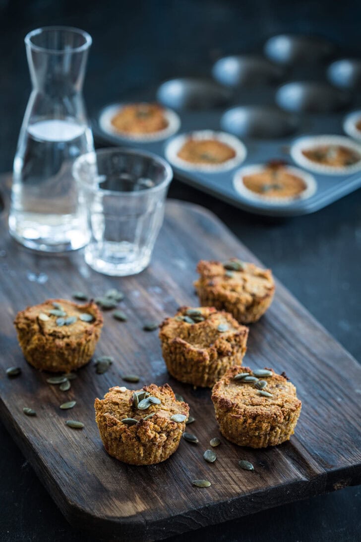 Vegan pompoen muffins