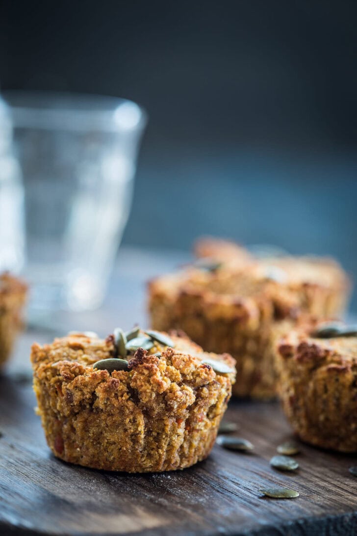 Vegan pompoenmuffins