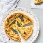 Hartig witloftaartje met aardpeer | simoneskitchen.nl