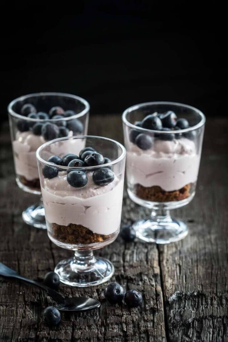 Snelle cheesecake met port