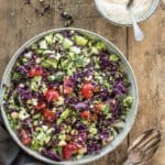 broccolisalade met rode kool