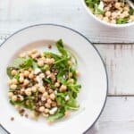 Kikkererwtensalade met linzen