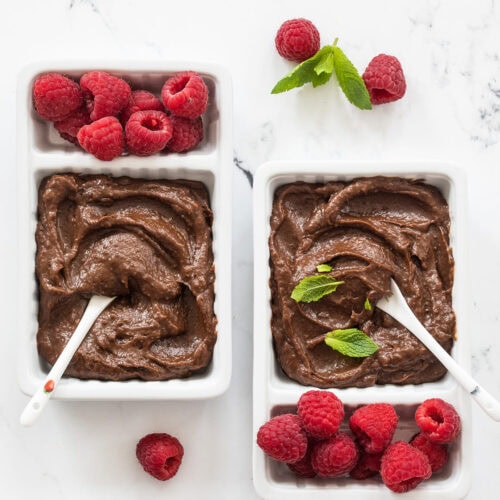 Chocoladepudding met dadels