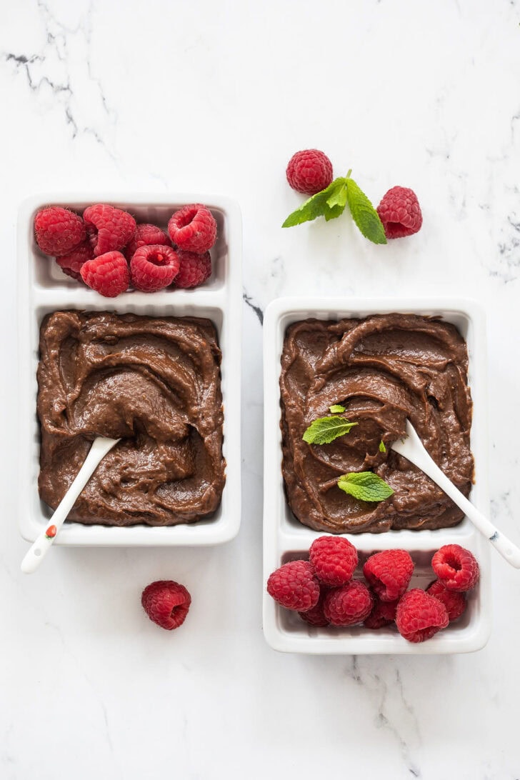 Chocoladepudding met dadels