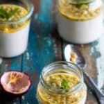 Vegan kokos pannacotta met passiefruit | simoneskitchen.nl