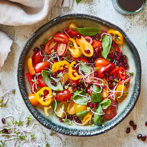 Tomatensalade met paprika