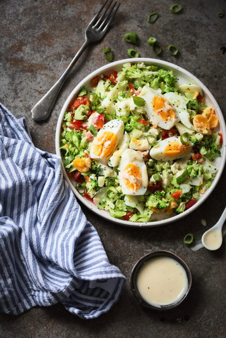 Broccolisalade met ei