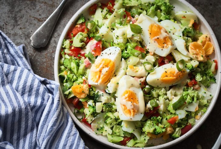 Broccolisalade met ei