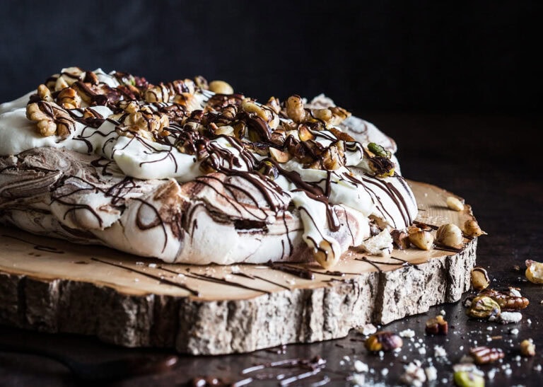 Chocolade pavlova