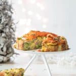 quiche met gerookte zalm