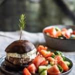 Griekse burger met portobello | simoneskitchen.nl