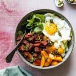 Makkelijk hartig ontbijt: chorizobowl