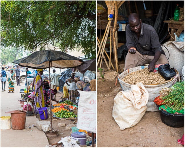 Mbour vismarkt Senegal