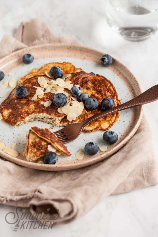 Snelle pannenkoekjes met 2 ingredienten
