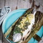 Dorade in bananenblad