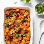 Vega tajine met pompoen en abrikoos