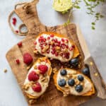 Zoete aardappeltoast