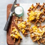 Glutenvrije wafels met mango