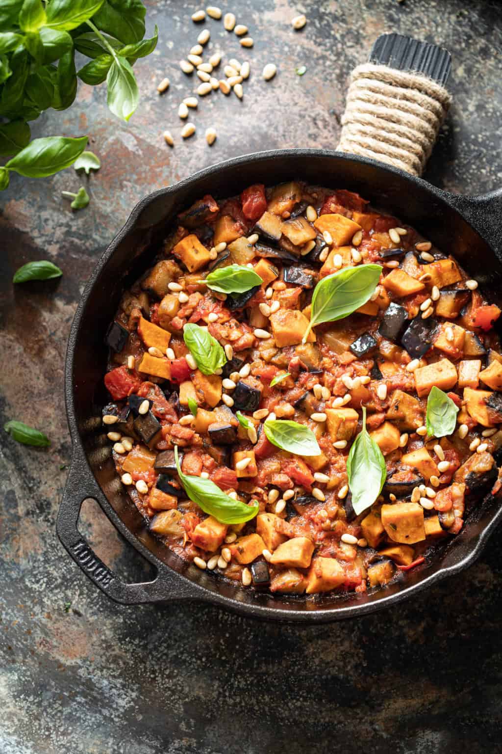 Makkelijke stoofpot met aubergine en bacon Simone's Kitchen