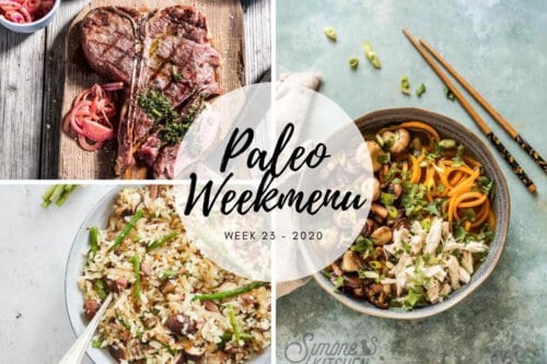 Paleo weekmenu week 23