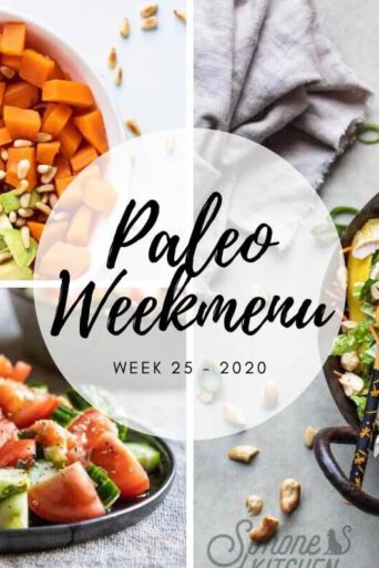 Paleo weekmenu week 25
