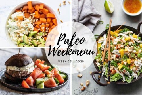Paleo weekmenu week 25