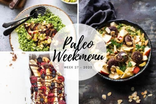 Paleo weekmenu wk 27 2020