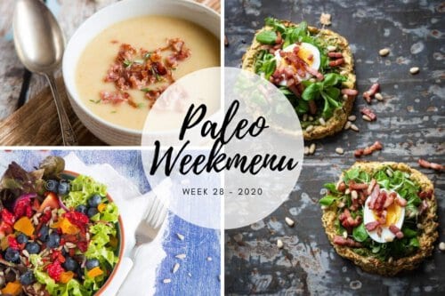 Paleo weekmenu voor week 28
