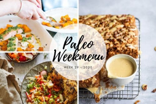 Paleo weekmenu wk29