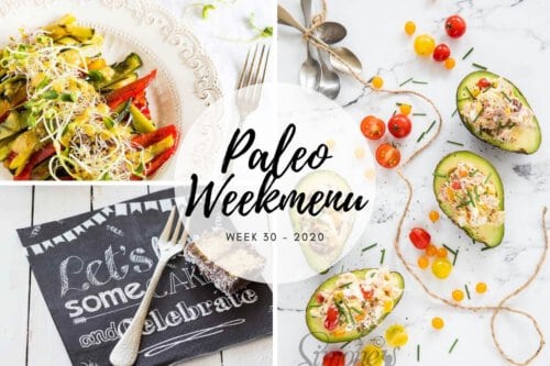 Paleo weekmenu wk 30