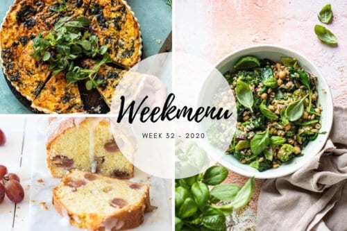 Weekmenu voor week 32