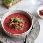 Bloemkool bietensoep