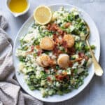 Coquilles met kruidenrijst