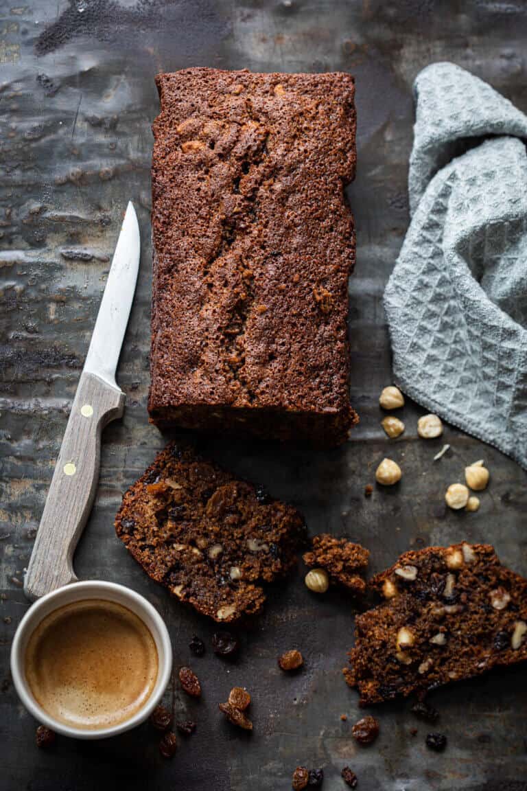 Kruidkoek met koffie