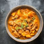 Pompoen runderstoofschotel