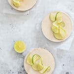 Vegan citroen cheesecake